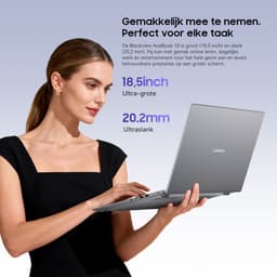 Blackview AceBook 10 Laptop - 18,5 inch Full HD - 16 GB DDR4 - 512 GB SSD Intel N150 - WiFi 6 Windows 11 Pro Notebook - Intel® Graphics - Grijs — thumbnail 9