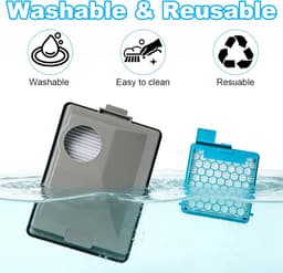 Filter set geschikt voor Miele CX1 Boost - Filter set van 3 stuks –CX FSF HEPA Fijnstoffilter Hygiëne filter (uitblaas) SF HY 60 — thumbnail 8