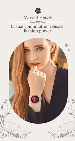 Smartwatch voor Dames 1.19inch AMOLED - Hartslagmeter - Stappenteller - Slaapmonitor - Multisport - Compatibel met Android en iOS - Waterproof - ZWART - Staal Band — thumbnail 3