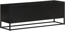 TV-kast 110x30x40 cm, massief ruw mango hout en ijzer — thumbnail 6