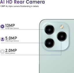 Mobiele Telefoon zonder Contract met 8GB+128GB/256GB, 6,52" HD+, 4500mAh en Android 12 - Goedkoop — thumbnail 3