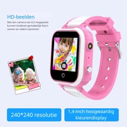 DrPhone KidsTimeX15 – 4G Kinder Smartwatch met GPS Tracker – Videobellen – WhatsApp – IP67 – SOS – 1.44” Touchscreen – Stappenteller – Nederlandse Mobiele App – 1GB+8GB – Blauw — thumbnail 5