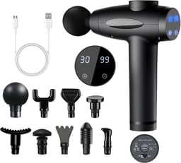 Massage Gun Professioneel - Massage Apparaat - Theragun - Zwart — thumbnail 1