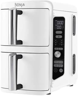 Ninja Double Stack Airfryer XXL - 9.5 Liter - Dubbele Gestapelde Lades - 6 Programma's - Inclusief Kookrekjes - Wit - SL400EUWH — thumbnail 13