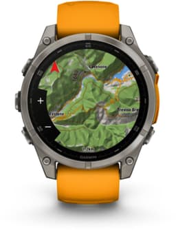 Garmin Fenix 8 Sapphire AMOLED 47mm - Titanium - Multisport GPS Smartwatch - Spark Orange/Graphite — thumbnail 19