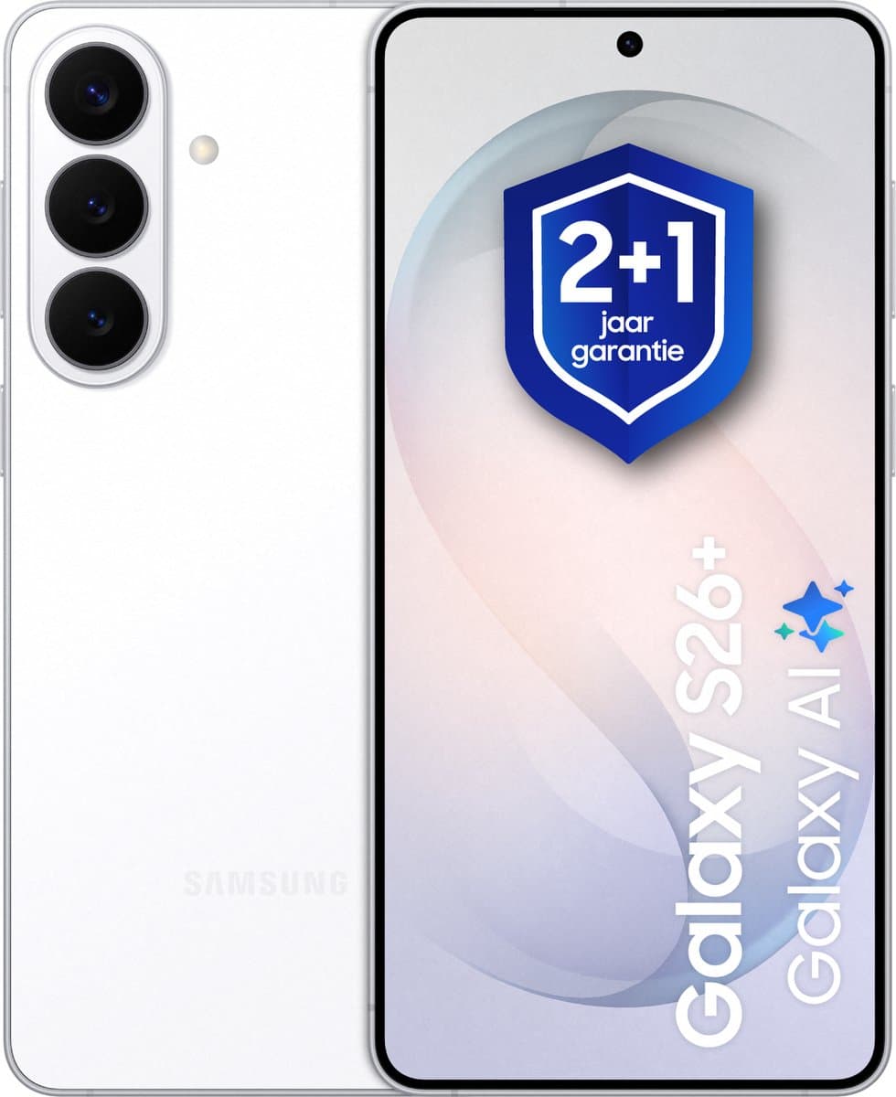 Samsung Galaxy S26 Plus - 512GB - White + 1 jaar extra garantie — afbeelding 1