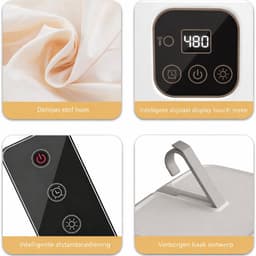 Mini Droger Set met Warmtepomp - 1-8 Uur Timer - Afstandsbediening - UV Sterilisatie - Compact voor Thuis, Zakelijk, Hotel en Camping - Energieklasse A+ — thumbnail 4