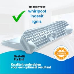 Fixem Geschikt voor Whirlpool 481248058322 Pluiszeef Droger Filter - Vervangingsfilter voor Whirlpool, Indesit, Privileg en Bauknecht Wasdrogers - Fijnfilter, Zeeffilter, Pluisfilter - Efficiënte Luchtstroom & Verbeterde Prestaties — thumbnail 6