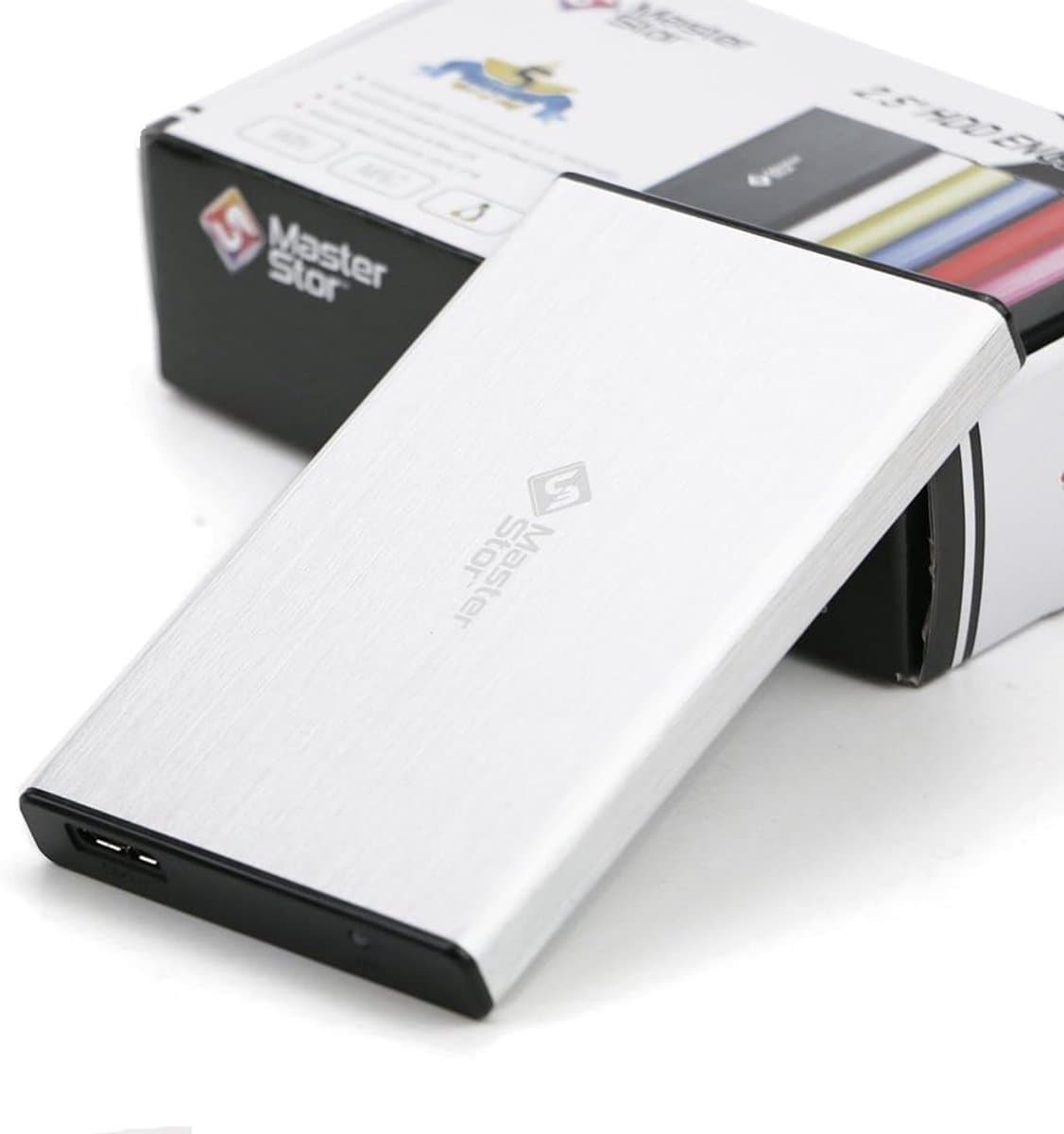 Externe Harde Schijf - Draagbare Opslag - Bestanden Overzetten - Super Speed USB 3.0 - 25-inch Formaat - Zilver — afbeelding 1