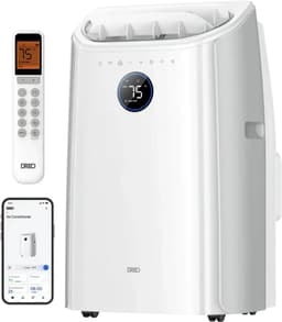DREO Portable Air Conditioner 515S – 12.000 BTU Mobiele Airco – Ontvochtiger & Ventilator – App & Spraakbediening — thumbnail 1
