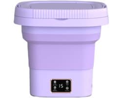 Draagbare Wasmachine - Opvouwbare Wasbak - Thuis Reizen Kamperen - Geïntegreerde Centrifuge - 9 Liter