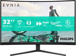 Philips Evnia 32M2C3500L - Curved QHD Gaming Monitor - 180hz - 32 inch — thumbnail 1