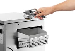 Bartscher Bestek Poleermachine RVS - 230V - Capaciteit 1.500 stuks p/uur - 510x440x345mm — thumbnail 2