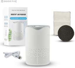 Luchtreiniger - Air Purifier - Mini Luchtreiniger met Ionisator / Actieve Koolstof - Vervangbaar HEPA Filter - UV lamp — thumbnail 11