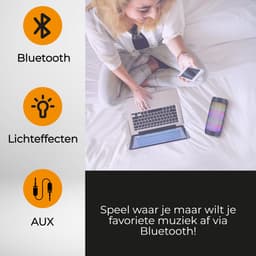 Denver Bluetooth Speaker Draadloos - 60W - Lichteffecten - Muziek Box - FM Radio - AUX - BTL62 — thumbnail 2