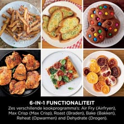 Ninja Double Stack Airfryer XXL - 7.6 Liter - Dubbele Gestapelde Lades - 6 Programma's - Inclusief 2 Kookrekjes - SL300EU — thumbnail 9