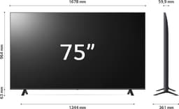 LG 75UR78006LK - 75 inch - 4K LED - 2023 - Buitenlands model — thumbnail 7