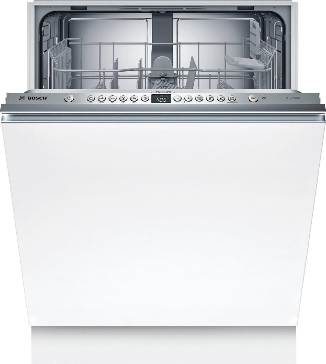 BOSCH SBV26AX01F SER2 volledig geïntegreerde vaatwasser - 12 couverts - Inductie - L60cm - 48 dB - Wit — afbeelding 1