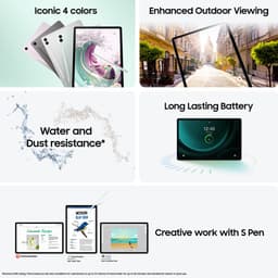 Samsung Galaxy Tab S9 FE Plus - WiFi - 256GB - Gray — thumbnail 14