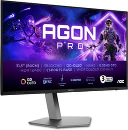 AOC AGON PRO AG326UD - 4K OLED Gaming Monitor - HDR400 - USB-hub - 165Hz - 32 inch — thumbnail 1