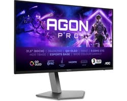 AOC AGON PRO AG326UD - 4K OLED Gaming Monitor - HDR400 - USB-hub - 165Hz - 32 inch