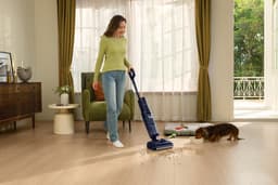 Tineco Floor One S7 Stretch - Nat en droog stofzuiger en dweil - 180° Lay-Flat - 85°C 5 Min Zelfschoonmaak routine - 50 minuten accu - DualBlock Anti-Tangle - Dual Edge Schoonmaak methode - Schoonmaken onder meubels — thumbnail 9