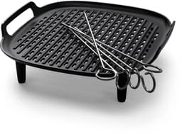 Philips Grill Set Airfryer Accessoire - HD9946/00 - Geschikt voor Philips - Grillplaat met 5 spiesen — thumbnail 17