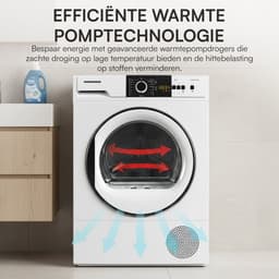Heinner Warmtepompdroger - 7 KG - Wasdroger - 15 Programma's - LED display - Wit — thumbnail 8