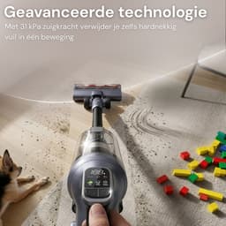 Vesora® 3-in-1 Steelstofzuiger Draadloos zonder Zak - BASIC - Draadloze Stofzuiger - Kruimeldief Snoerloos - Vacuum Cleaner - Handstofzuiger - Stofzuiger Steel met Hepa Filter - Stofzuiger Huisdieren - Zakloze Stofzuiger — thumbnail 19