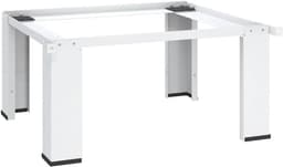 Wasmachine Onderstel - Droger Platform - Huishoudelijk Werk - Stabiel Staal - 64 x 55 x 325 cm - Wit — thumbnail 6