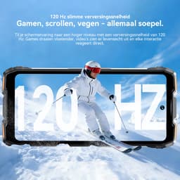 Blackview ROCK 3 - Robuuste Smartphone - 4G - 24GB RAM - 256GB ROM - 6.78inch 120Hz - 10000mAh Robuuste Telefoon - Android 16 - NFC - GPS - Zwart — thumbnail 8
