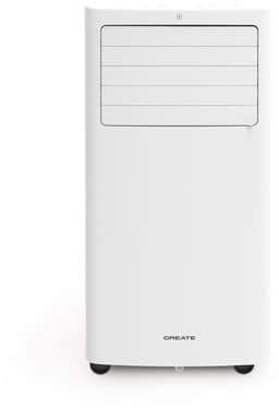 CREATE - Mobiele airco 4-in-1 WiFi 12000 BTU met warmtepomp - Wit - Met afvoerset voor schuifraam en draai-kiepraam - SILKAIR DUAL CONNECT 12000 — thumbnail 1