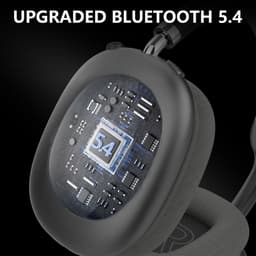 ANC-hoofdtelefoon met actieve ruisonderdrukking – draadloze hoofdtelefoon met Bluetooth 5.4 – voorzien van een digitaal LED-display – TF-kaartsleuf en opvouwbaar ontwerp – comfortabel om 24 uur per dag te dragen – geschikt voor op reis en op het werk — thumbnail 8