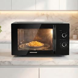 Heinner Magnetron 25L – 800W – 5 Vermogensniveaus – Ontdooifunctie – Draaiknop & Timer – Zwart — thumbnail 8