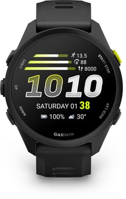 Garmin Forerunner® 70 - GPS hardloophorloge - 42,6 mm - Zwart — thumbnail 1