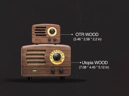 MUZEN Utopia - FM Radio - Bluetooth Luidspreker - Walnutwood — thumbnail 7