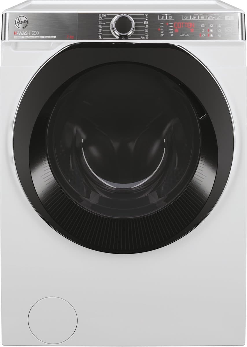 Hoover H-WASH 550 H5WPB447AMBC/1-S wasmachine Voorlader 7 kg 1400 RPM Wit — afbeelding 1
