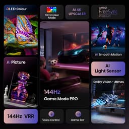Hisense 100E7Q PRO - 100 inch - 4K QLED - 144hz - 2025 - Smart TV — thumbnail 7