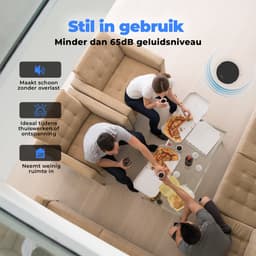 Denver Robotstofzuiger met Laadstation - Smartphone TUYA App - Geschikt voor Huisdierharen - RVC115 — thumbnail 6