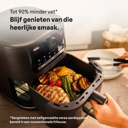Braun MultiFry 5 Airfryer 3in1 met kookvenster - HF5073 - 6L - tot 6 personen - Vaatwasbestendige Lade — thumbnail 11