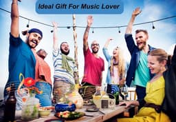 Retro bluetooth speaker - vintage decor - draagbare draadloze bluetooth speaker - Geel — thumbnail 6