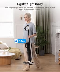 Collox Draadloze natte stofzuiger - droge stofzuiger - Vloerwasmachine - Elektrische dweil - Met zelfreiniging - HEPA filter — thumbnail 13