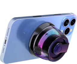 Cazy draadloze Bluetooth Mini Speaker - Magnetische Muziek Box - geschikt voor MagSafe - USB-C laden - 10h Luistertijd - LED-lampjes - Geschikt voor Hitster spel - Zwart — thumbnail 8