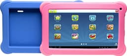 Denver Kindertablet 10.1 inch 16GB - Android Tablet voor Kinderen - 1.2GHZ Quad Core - 1GB RAM -TAQ10383 - Blauw/Roze — thumbnail 1