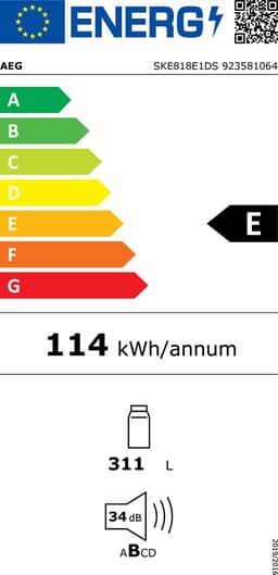 AEG SKE818E1DS - Inbouwkoelkast - 314 liter — thumbnail 6