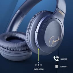 NGS ARTICA GREED Hoofdtelefoons Bedraad en draadloos Hoofdband Oproepen/muziek USB Type-C Bluetooth Blauw — thumbnail 4