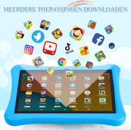 Kindertablet - Tablet voor Kinderen - 10 Inch - Ouderlijk Toezicht - 64GB Opslag — thumbnail 2