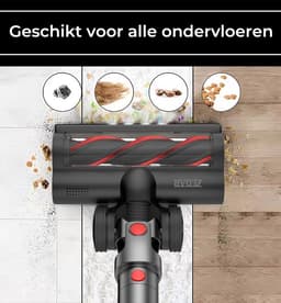 Zedar S900+ Steelstofzuiger draadloos 300Watt met 4 verschillende opzetstukken - Draadloze stofzuiger - zonder zak op accu- Vacuum cleaner — thumbnail 8