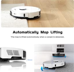 Roborock S7 Pro Ultra - Robotstofzuiger - Wit - Met laadstation - 3D Mapping - Zelf wassen, vullen, legen — thumbnail 15