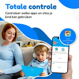 VB Kids Tablet - Kindertablet -  Ouder Control App - 5000mAh Batterij - 10 inch - Kinder tablet - Beschermhoes - Blauw — thumbnail 7
